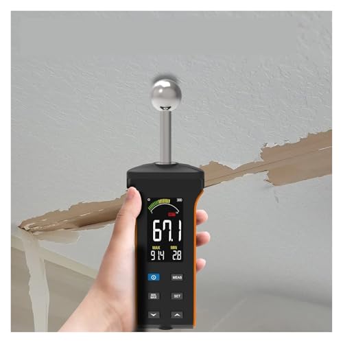 デジタル非破壊木材水分計 0-100 測定範囲 20-40mm 深さカラーLCDディスプレイ 自動オフ,迅速検査
