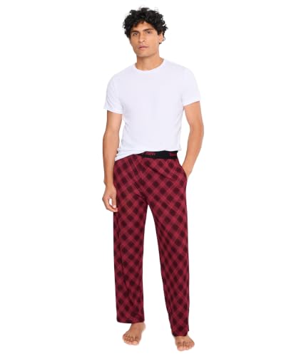 Image of Tommy John Men's Second Skin Pajama Pants - Comfortable Soft Sleep & Lounge Bottoms for Men