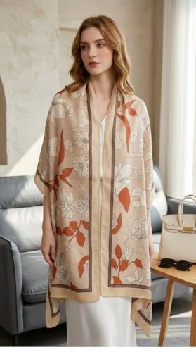 Image of Viscose Scarf for Women | Lightweight & Long | Stole for Women - Stylish Design | Neck Scarf, Hair Scarf, & Head Scarf for Women & Girls | All Season Accessory