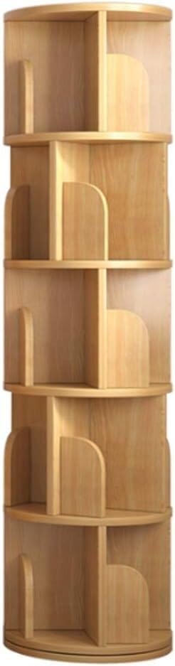 Étagère rotative bois massif de qualité supérieure pour bureau