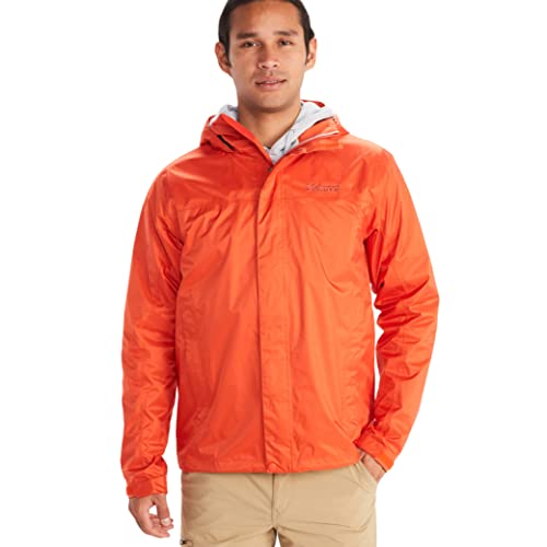 Image of MARMOT Men's Precip Eco Waterproof Rain Jacket - 100% Recycled, Breathable, Lightweight, Packable Raincoat