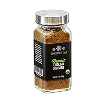 Algopix Similar Product 4 - The Spice Lab Organic Ground Nutmeg 