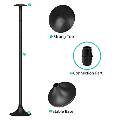 Icover Boat Cover Support Pole, Adjustable Support Pole System 6 Stage Extension From 12" To 54" #TOP2