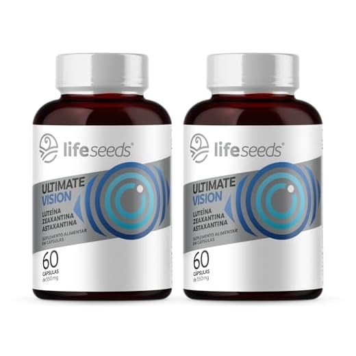 ULTIMATE VISION – Luteína 20mg + Zeaxantina 2mg + Astaxantina 4mg + Vitaminas A, D, E, C, B1, B2, B3, B5, B6, B7, B9, B12, Cálcio, Cobre, Cromo, Ferro, lodo, Magnésio, Manganês, Molibdênio, Selênio e Zinco – 2 Potes – 180 Cápsulas
