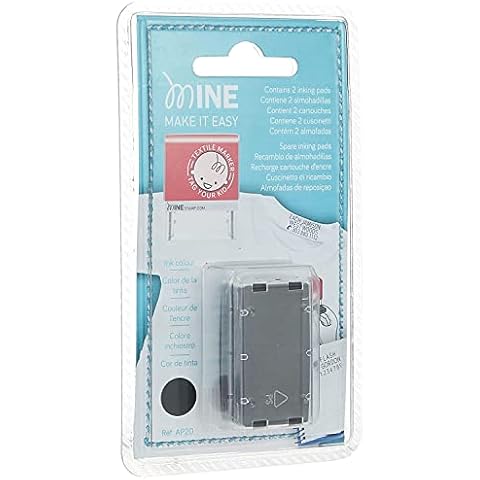 Mine Stamp Recambio de Tinta Textil Negra Cover