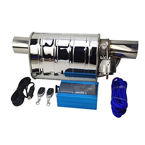 Valvola Scarico Elettrica Auto - Controllo Telecomando, Acciaio Inox, Universale Per Tubo 51mm - Foto 9