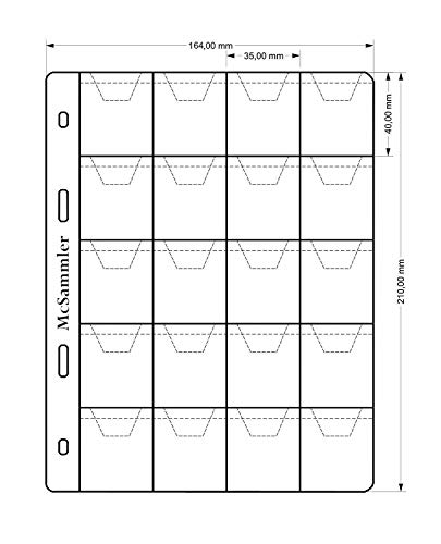 MCSammler-10-stuks-muntenhoezen-muntbladen-voor-munten-tot-30-mm-diameter-bijv-voor-1-euro-2-euro-munten