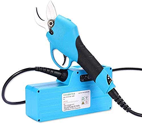 WYZXR Pruning Shears, Electric Pruning Shears Fruit Tree Branch Scissors Rechargeable Garden Pruning Machine Gardening Cutting Tool For Cutting Fresh Stems 25MM-30MM
