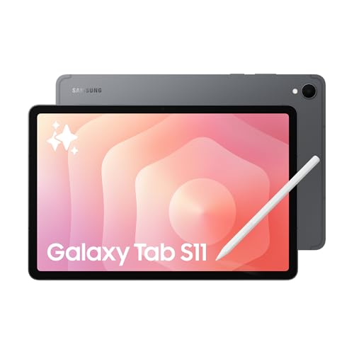 Samsung Galaxy Tab S11 128GB WiFi, Tablet con IA, Ligera, Dex, 12 GB de Memoria, Batería de Larga Duración, Garantía Fabricante 3 Años + 1 Año Extra, Gris (Versión Española)