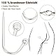 BDSM Sex Bondage Fessel Set Analhaken mit Ballknebel, 2 in 1 Leder Bondageset Anal hook Fesselset Vom Hals bis zum Handgelenk, Rollenspiel Buttplug Fetisch Analtrainer, SM Sexspielzeug für Paare