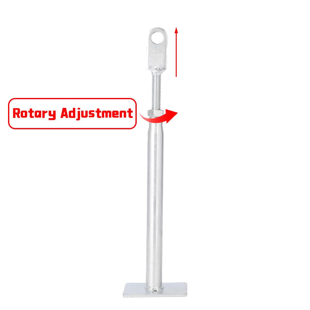 Gambe di supporto per rampa di carico, 2 paia di staffe di supporto per rampa regolabili universali | Rampe di carico per moto, moto da cross, ATV, camion, pickup, quad, tosaerba