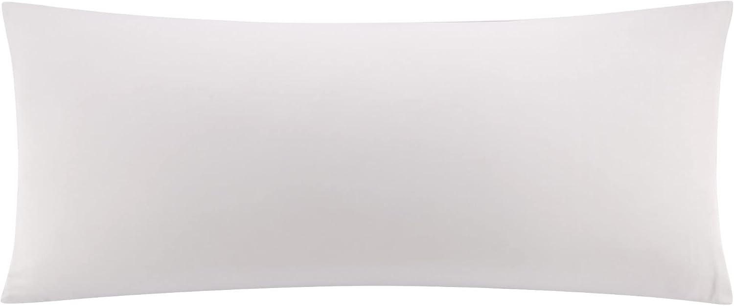 PiccoCasa Body Cooling Pillowcase Viscose from Bamboo Long Pillow Case Breathable Cool and soft Body Pillow Cover with Zipper Closure Isabelline 20"x55" (4ft 6in)