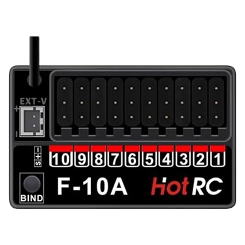 Récepteur RC 2,4 GHz pièce de rechange pour modèle réduit radiocommandé
