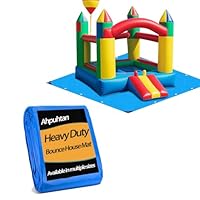 98 x 98 Inch Bounce House Mat for Inflatable Bouncer, Inflatable Water Slide Bounce House Pad for Outdoor Bouncy Castle, Under Jump House Floor Underlayment Pad