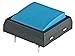 Tactile Switches SPST OFF-(ON) Blue piano actuator (5 pieces)