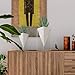 Nellam Modern Geometric Table Vases - Set of 2, 1 x Large,...