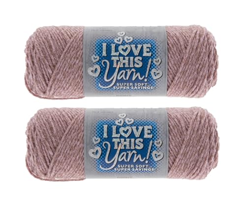 Image of Hobby Lobby Print I Love This Yarn, 887 Prima Ballerina, Set of 2 | 4 Medium Weight, 252 Yards Per Skein
