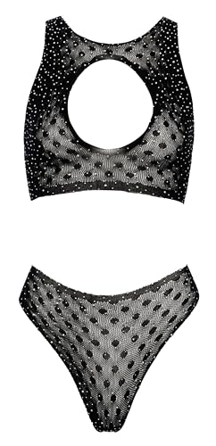 Ensemble de lingerie pour femme noir confortable fini les sous-vêtements serrés