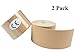NEW 2-Pack K Tape, Sport Kinesiology Tape 2"inx16.5'ft Olympic Grade, Un-Cut (Tan)