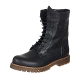 Coronel Tapiocca C350-11 Bota DE Piel Militar Mujer Negro 39