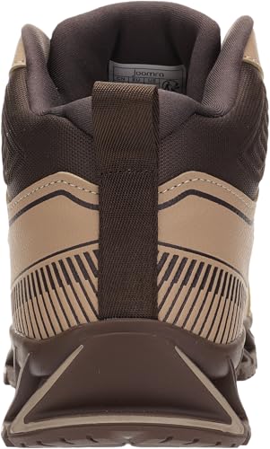 Image of Joomra Men's Stylish Sneakers High Top Athletic-Inspired Shoes | Premium Vegan Leather Upper, Durable Rubber Outsole, Perfect Ankle Support, Ideal for Outdoor & Casual Wear