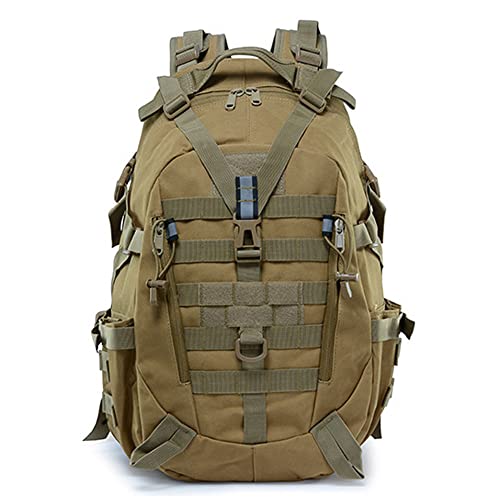 Lawaia Sac à Dos Militaire 25L, Militaire Tactique Sac à Dos Imperméable Assaut Homme Femme Armée Assaut Pack pour Randonnée Voyage Camping Trekking Escalade Pêche (Kaki) thumbnail