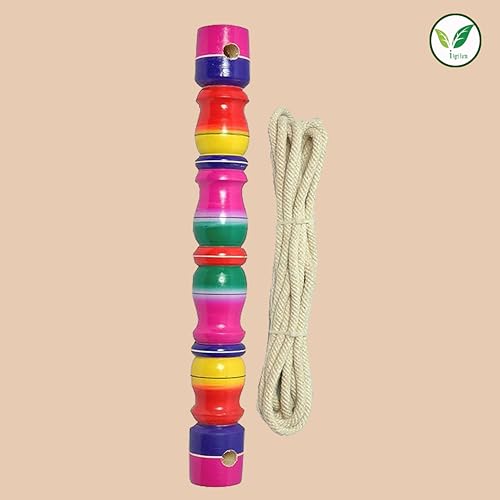 Image of Wooden Thottil Kambu (Multicolour)