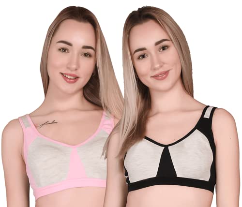 Image of MAD Venom Women'sAnd Girls Sports Non Padded Bra | Bras for Sports, Gym, Workout, Exercise, Yoga, Training Regular Bra |Full Coverage Casual Wear for Girls