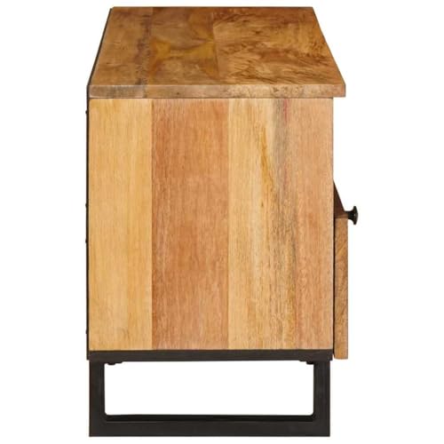 Meuble TV en bois pour salon moderne support de rangement convivial 46cm - 5