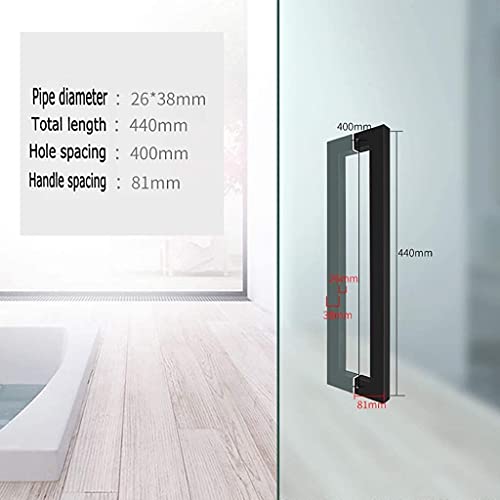 Poignée de porte push-pull carrée pour sécuriser les accès de commerce - 8