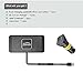 Wireless Charger Car Charging pad,POLMXS 15W Fast Wireless Phone Charger Non Slip Cell Phone Flat Charging mat Compatible with iPhone 11/12/12/14/15 Galaxy S21/S22/S23/24 NOTE10 (30cm Cable)(C2Y)