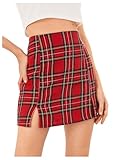 Clara Oswald Costume from Doctor Who's "The Time Of The Doctor" Red Plaid Skirt