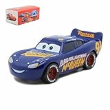 IYZEVK Car 3 Toys, Car Movie, Jackson, The King, Die-cast Toy Car, for a Boy's Birthday (Blue MCQ 3)