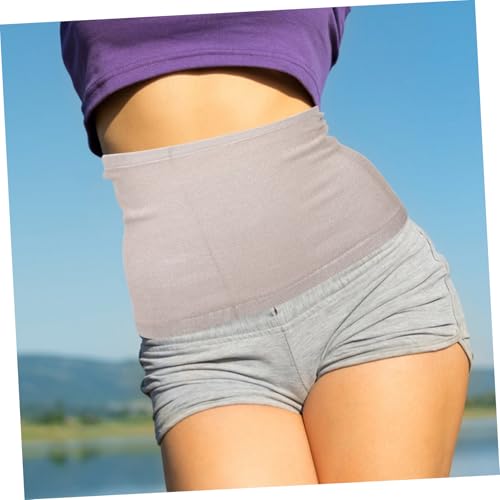 Faja abdominal femenina cómoda y elástica de algodón miniatura 6