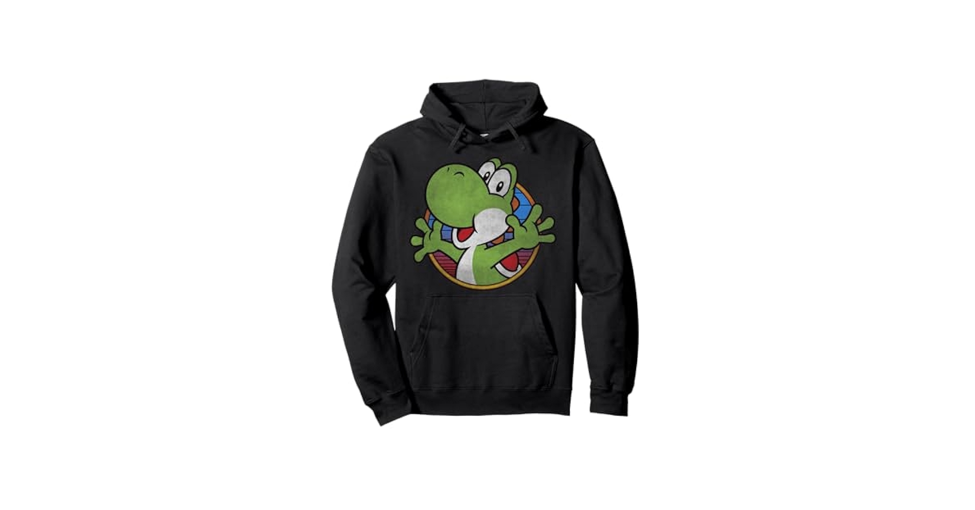 Amazon.com: Super Mario Yoshi Color Fade Circle Logo