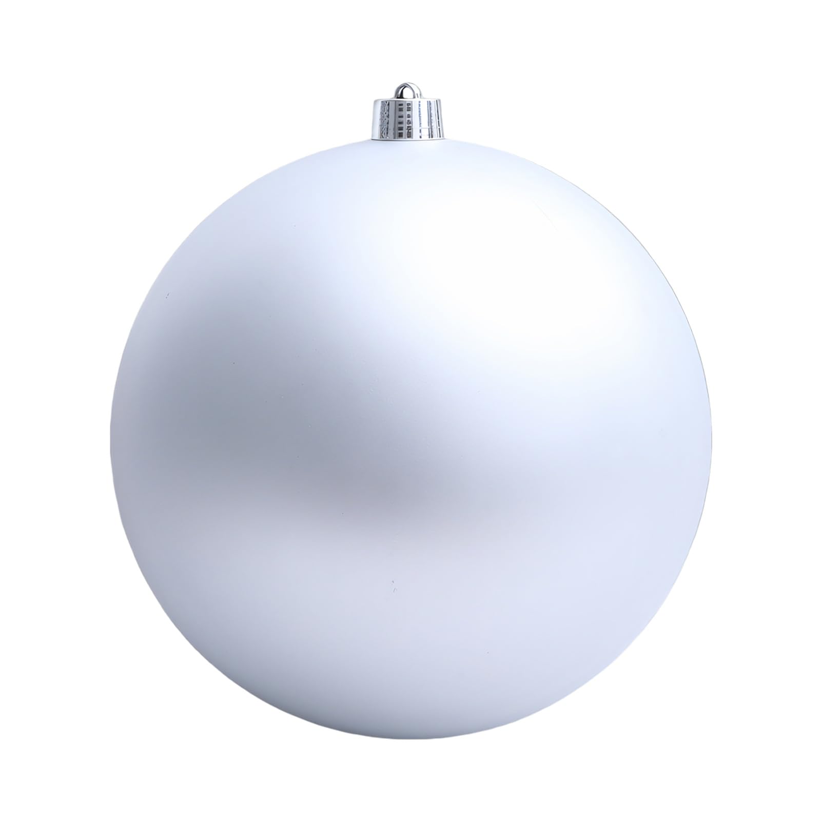 Shinning Matte Silver Christmas Orbs Decorations Shatterproof Plastomer Decorative Baubles for Festival Tree Staircase Mantals Silver Dull Christmas Ornament Ball