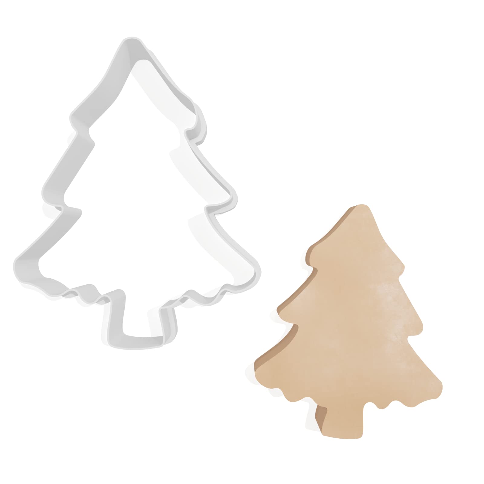 Christmas Tree Snowy Cookie Cutter - 3 Sizes โ image 1
