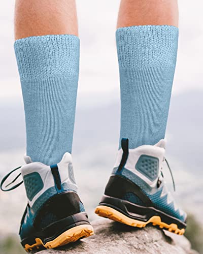 TINKUY PERU Warm Hiking Socks, Long Baby Alpaca Wool Winter Thermal Outdoor Socks2