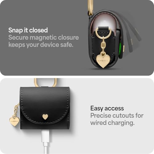 Image of Spigen Cyrill Mini Bag for Airpods 4 (2024) Case Cover - Black