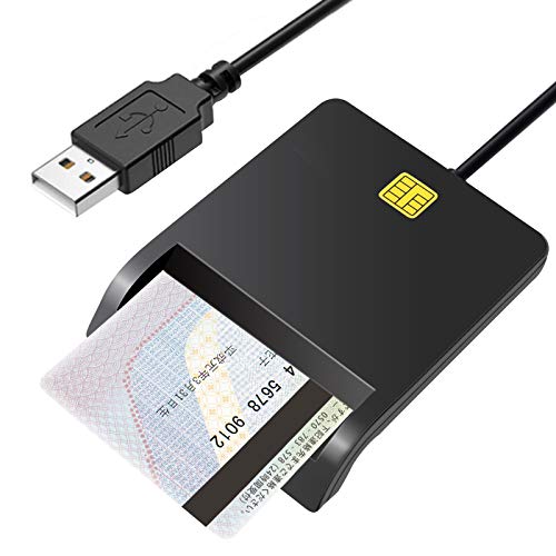 【2021最新版】ROTEK 接触型ICカードリーダライタ ICチップ付きのマイナンバーカード 住基カード 公的個人認証サービス 納税システム「e-Tax」や国税電子申告などに対応 自宅で簡単パソコンで確定申告 USB接続 住基カード/個人番号カード/マイナンバーカードに対応 、CAC/SIMスマートカードリーダーにも対応でき