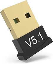 PACE USB Bluetooth Adapter Version 5.1 (Improved), Fast-Connect, Plug & Play, Enhanced BLE HD+ Audio for PC Desktop Laptop, Windows 11/10/8.1 only, Not Support Mac OS, TV, PS5, Car, Home-Theatre