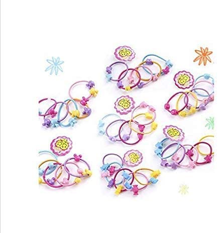 Trendsetter 50 Pcs Elastic Hair Colorful Rubber Bands/Ponytail Holder Headband for Girls | Kids | Toddlers for Daily Usage (B0BKTJ9MX7) Amazon Price History, Amazon Price Tracker