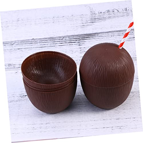 jojofuny Decor Party Cups Coconut Drink Cups Water Cup Pe