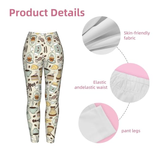 Leggings con estampado de chocolate elásticos y pantalones de senderismo 6