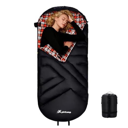 XXL Cotton Flannel Sleeping Bag for Adults