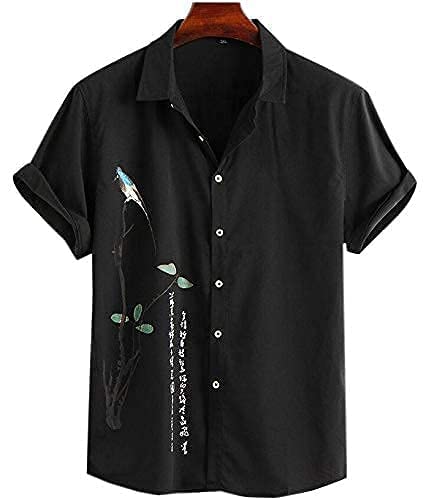 Image of Polly Cotton Solid Half Sleeve Shirt for Men