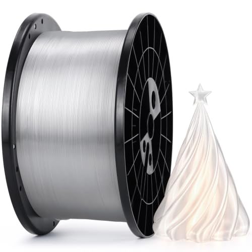 Image of RepRapper Transparent PETG Filament 1.75mm, 5KG Spool for FDM 3D Printers