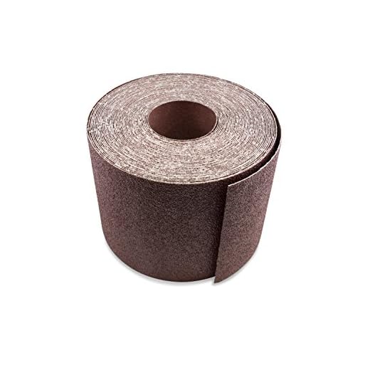 Red Label Abrasives 6 Inch X 50 FT 100 Grit Woodworking Drum Sander Strip Roll, Cut to Length