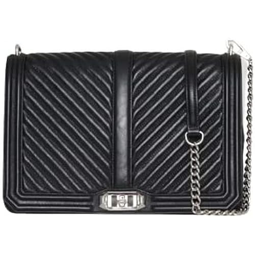 Rebecca Minkoff Women's Chevron Quilted Love Crossbody Bag