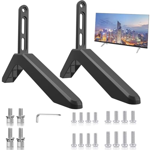 Pied TV Universel, Pied Television, Support TV Universel pour Table la Plupart des écrans TV Plasma LCD LED 32-65in